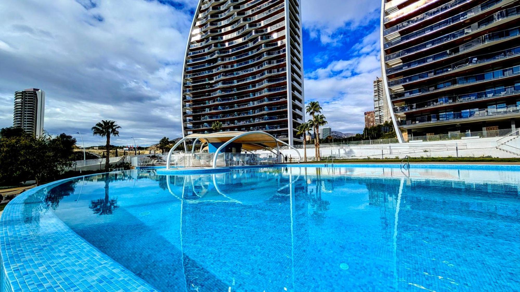 בנידורם Sunset Waves Relax Apartment מראה חיצוני תמונה